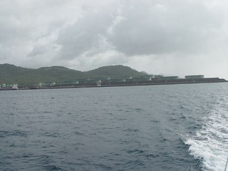 Hess Oils - to get an idea of the size of those tanks, look at the oil ship on the far left of th...