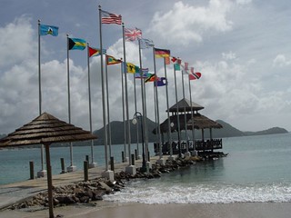 The pier at our resort