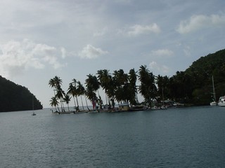 Inside Marigot Bay