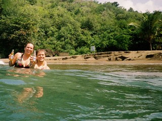 frame - Kari and I at the secluded beach