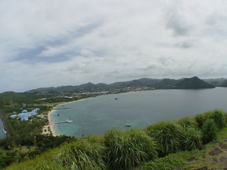 The view from Signal Peak, Pigeon Island