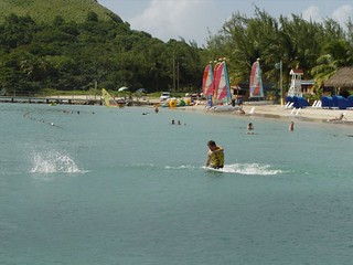 After my nose sank into the water