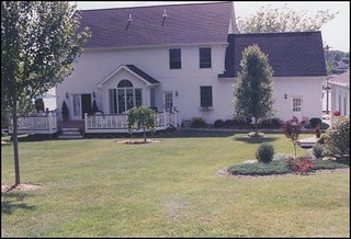 The back of the house