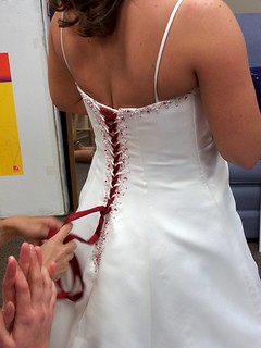 Wedding - Fancy corset in progress