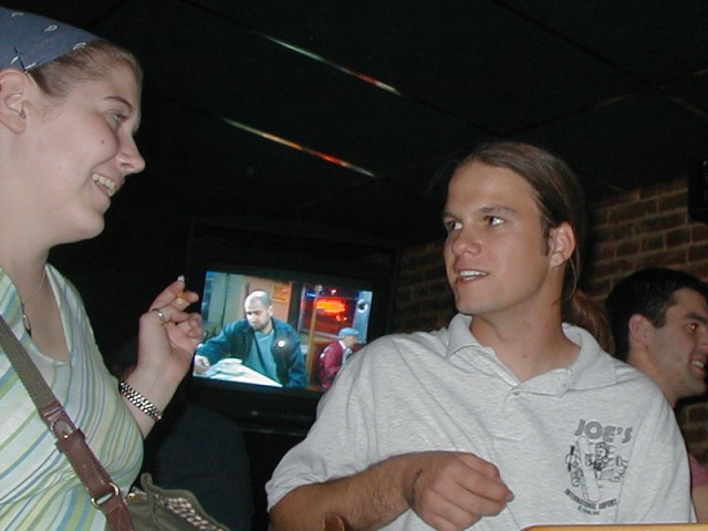 Tom and his sweet Joe's shirt