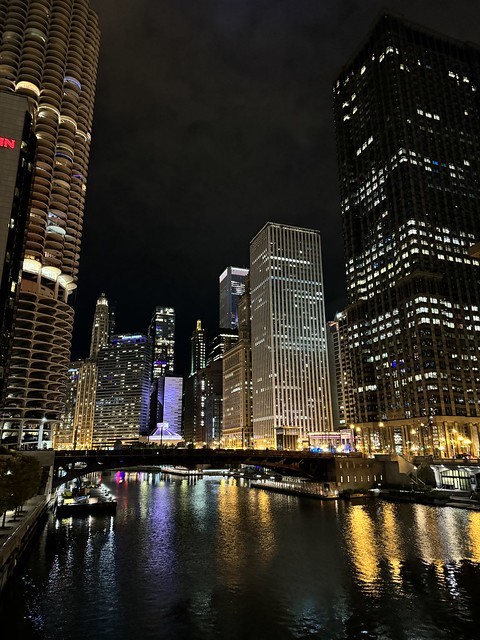 Love walking off the Clark and Lake blue line stop to be welcomed by these views