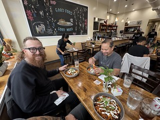 Chilaquiles with Ivan and Harper!