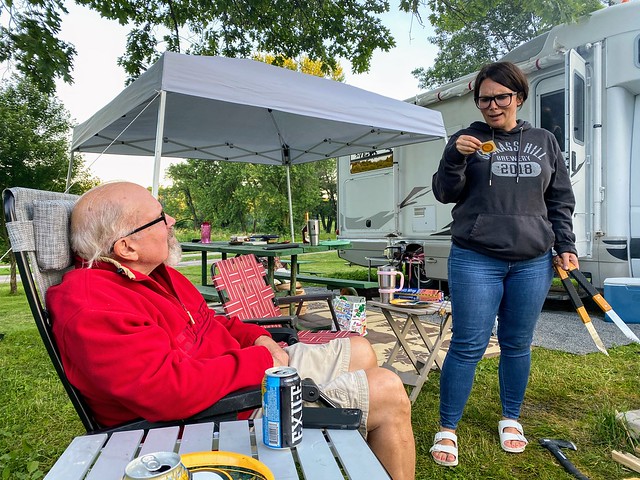 Jeff got a jacket from his late uncle Norman. It had a condom in the sleeve pocket.