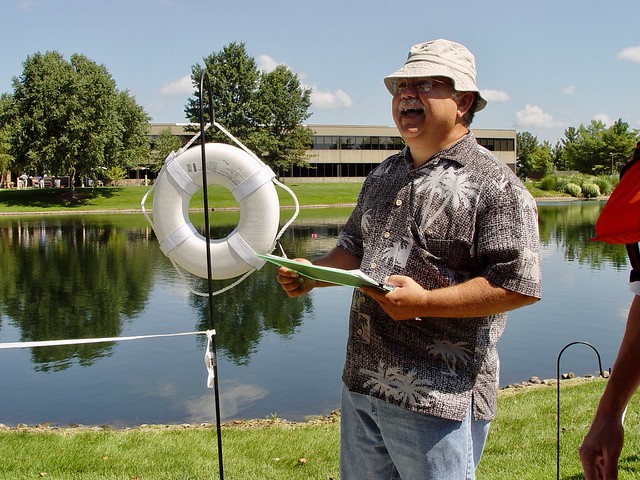 Marv Hardisty hosting the Pioneer Regatta