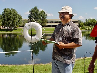 Marv Hardisty hosting the Pioneer Regatta
