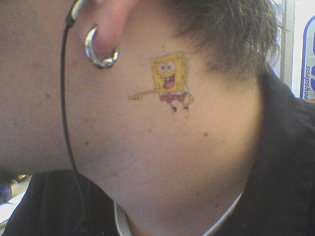 My Spongebob Tat for United Way