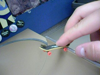 This was my pet fly for a couple hours.  His name is Frank.  He liked dropping in off my ramps.