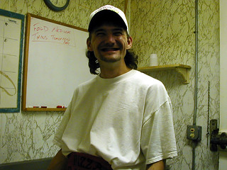 Johnny with his dentures out... 