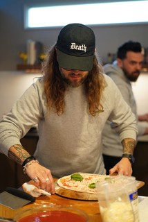 pizza - Ready to throw in the first pizza