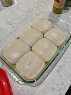 pizza - We didn't quite get the rise or density that we'd hoped for... but we'll make it work