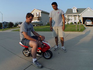 Chuck McGrane - Chuck getting ready for a spin