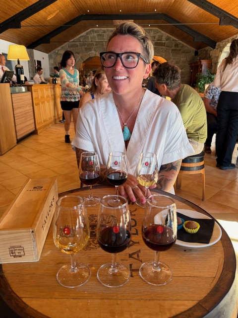 Tasting some Taylor port wines