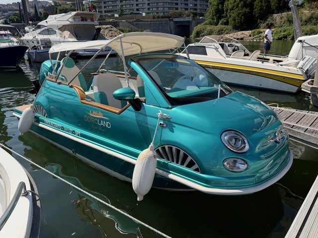 Look at this Fiat boat, haha