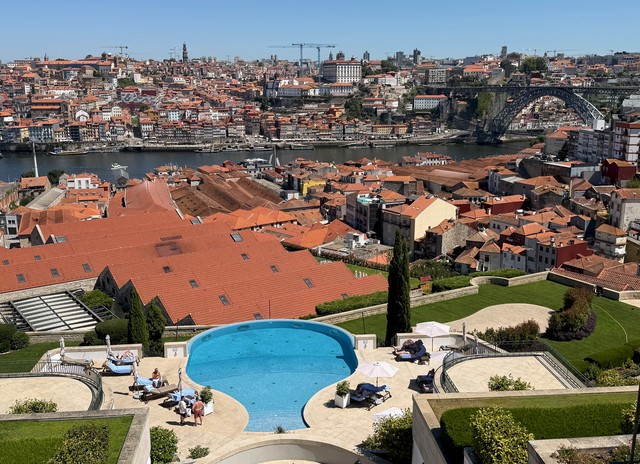 View from the Yeatman Hotel. Excited to use that pool.