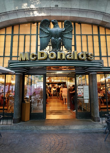 The Imperial McDonald's in Porto is wild