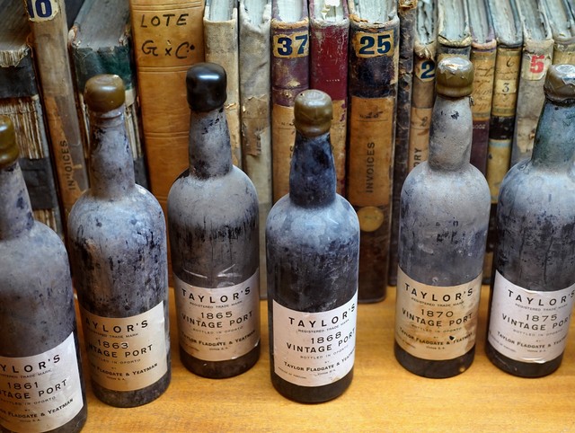 Old bottles and books