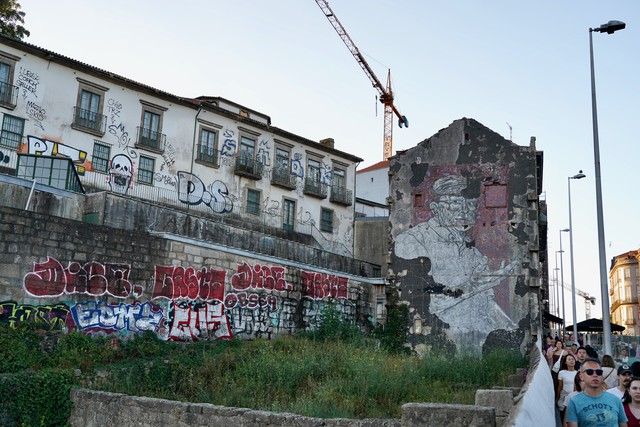 Street art and graffiti are everywhere in Portugal