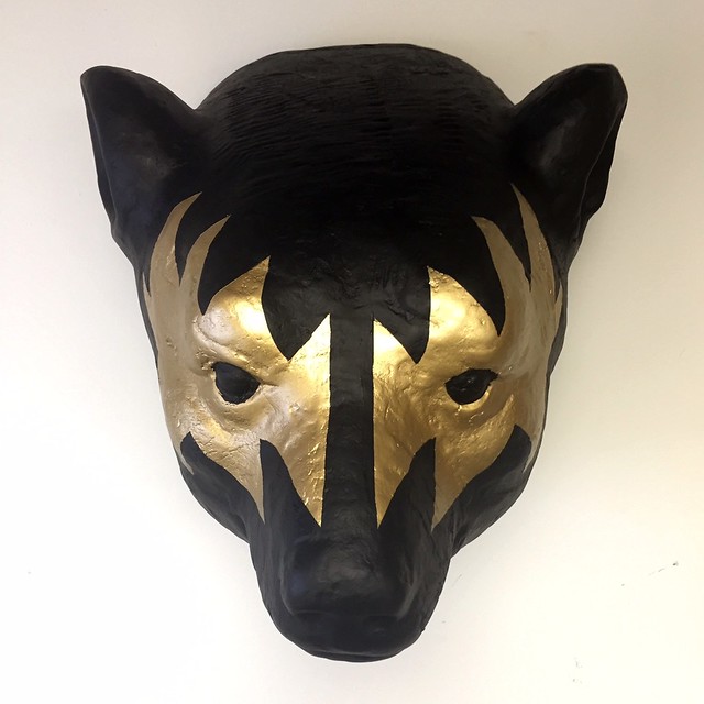 Bear head: After Van Holmgren painted it up like KISS