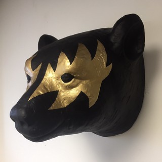 Art - Bear head: After Van Holmgren painted it up like KISS