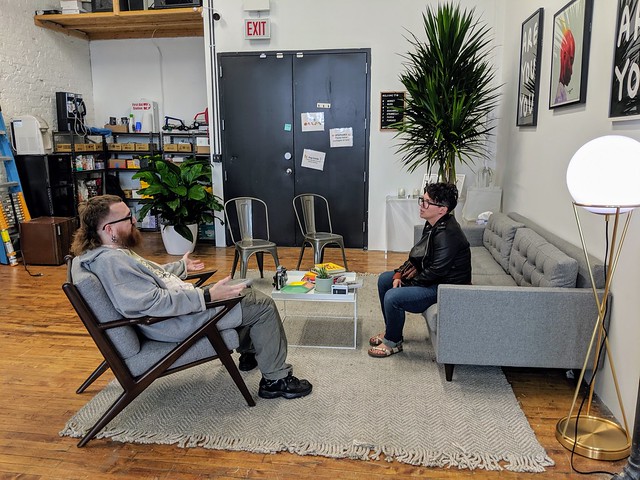 Hangin @ Harper's office