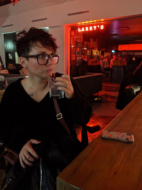 Pre-show cocktail @ Larry's