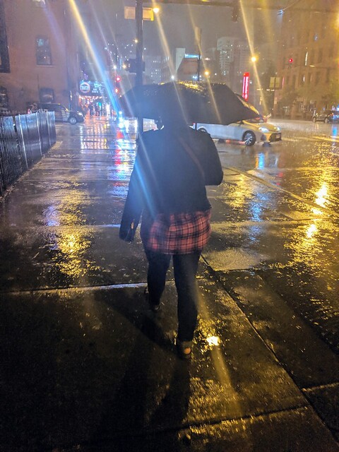 A rainy night
