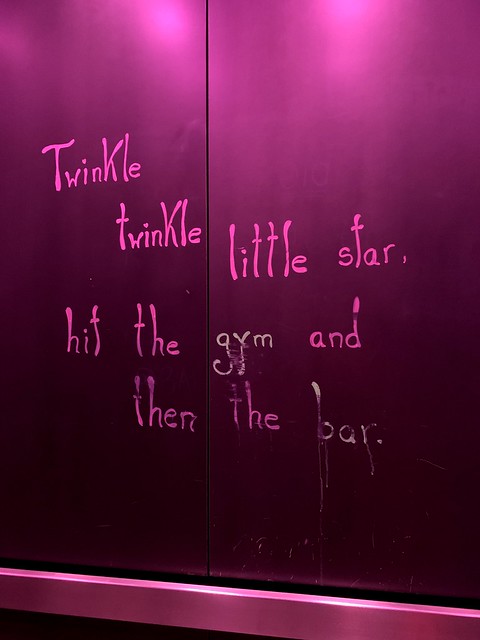 Hit the gym and then the bar