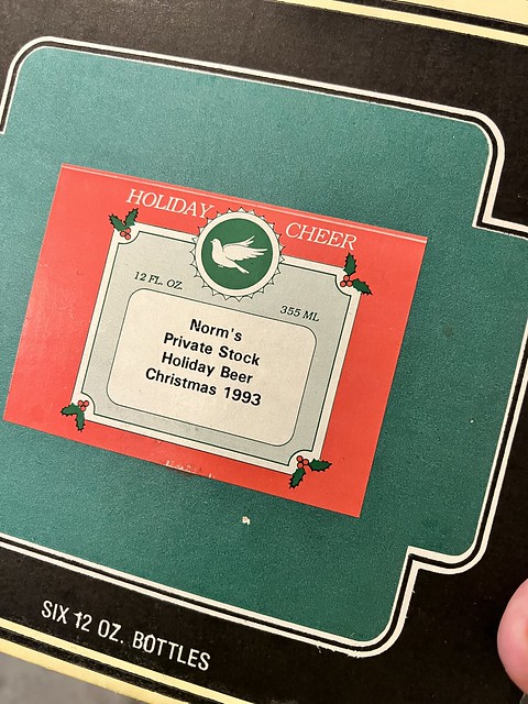 Pulling out Norm's Private Stock