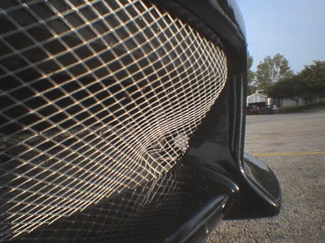 a boulder hit my grill