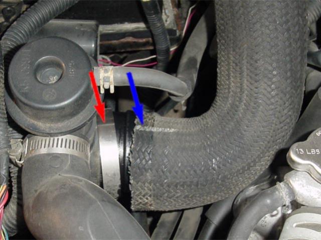 Upper Intercooler hose popped off the blow off valve going down the interstate