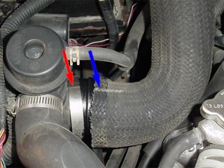 Broken - Upper Intercooler hose popped off the blow off valve going down the interstate