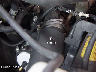 Broken - Serious boost leak in that hose on the upper right, haha