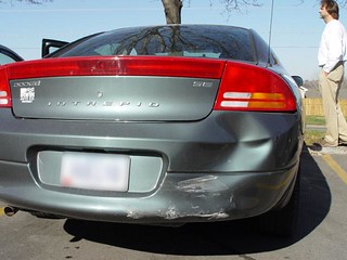 Broken - The woman's Intrepid that backed into me