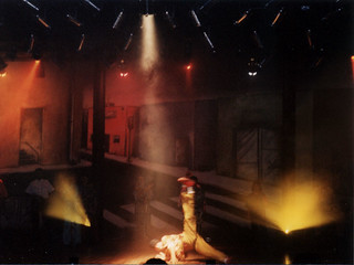 Matthieu breakdancing in one of the shows