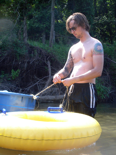 Hookin the garbage up