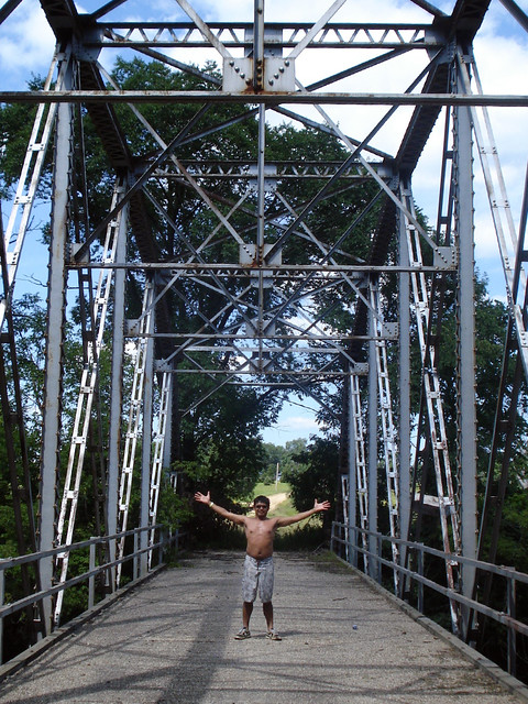 It was our mission to get on this bridge.