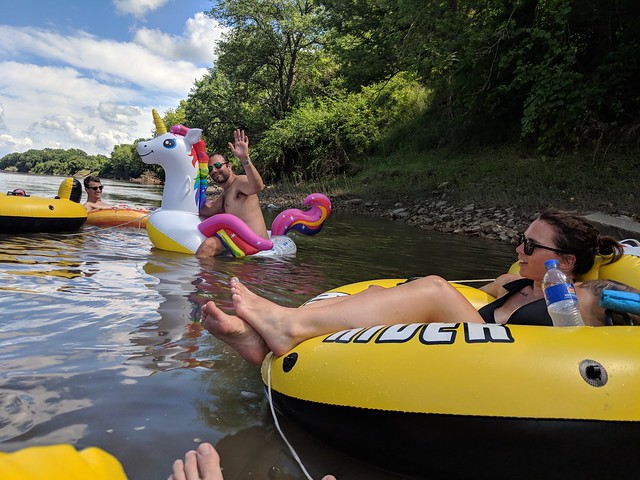 Brad ridin the Unicorn