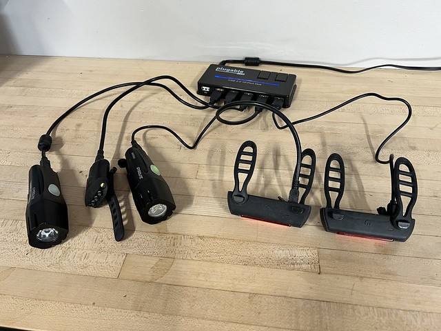 Gettin those lights charged up