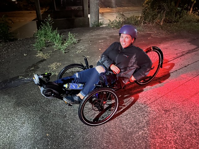 Cleanin off the glasses under the next bridge