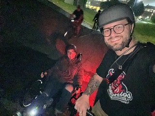 Biking - Gettin re-situated underneath a bridge