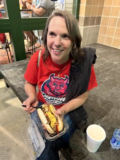 Waitin out the rain with dinner