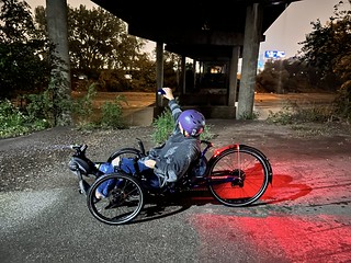 Biking - Underneath the bridge