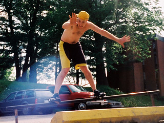 Burke with a frontside