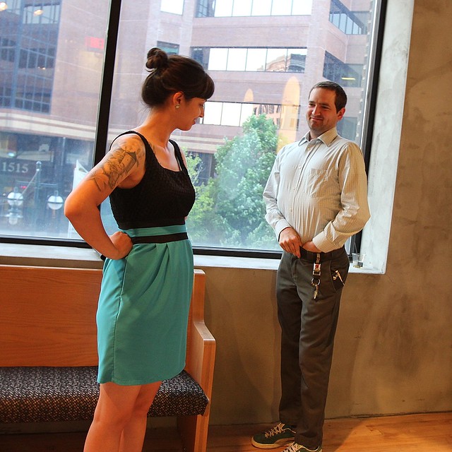 Tuck in that shirt young man!