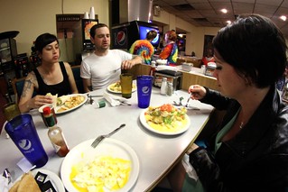 Late night snack. Veggie Magic Mountains for Mitch n Kari